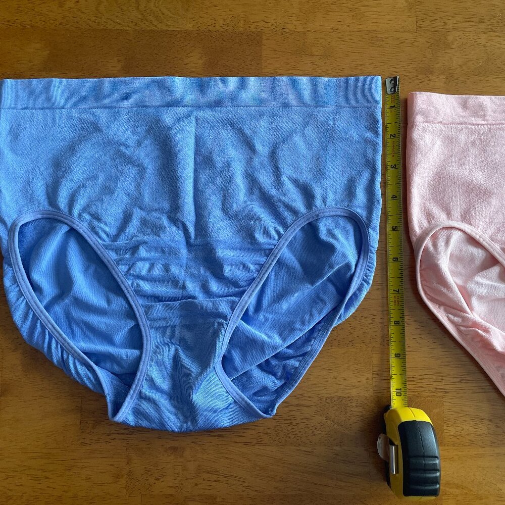 NWOT Set of 2 - Size 2XL Maidenform purple pink tummy control briefs - Picture 6 of 11